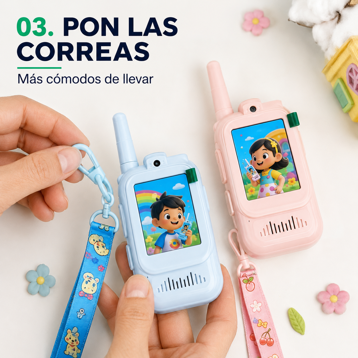 Paso 3: pon las correas