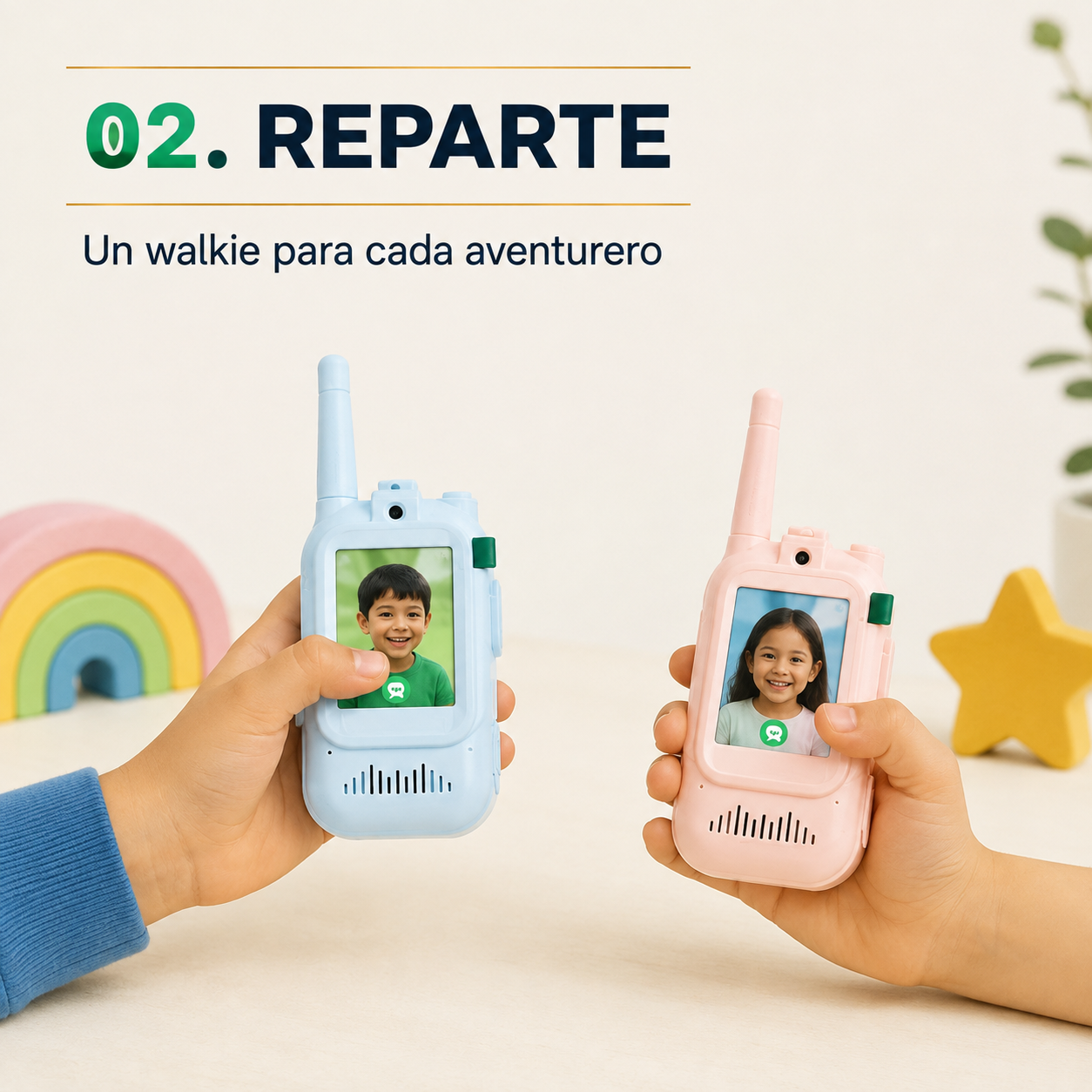 Paso 2: reparte