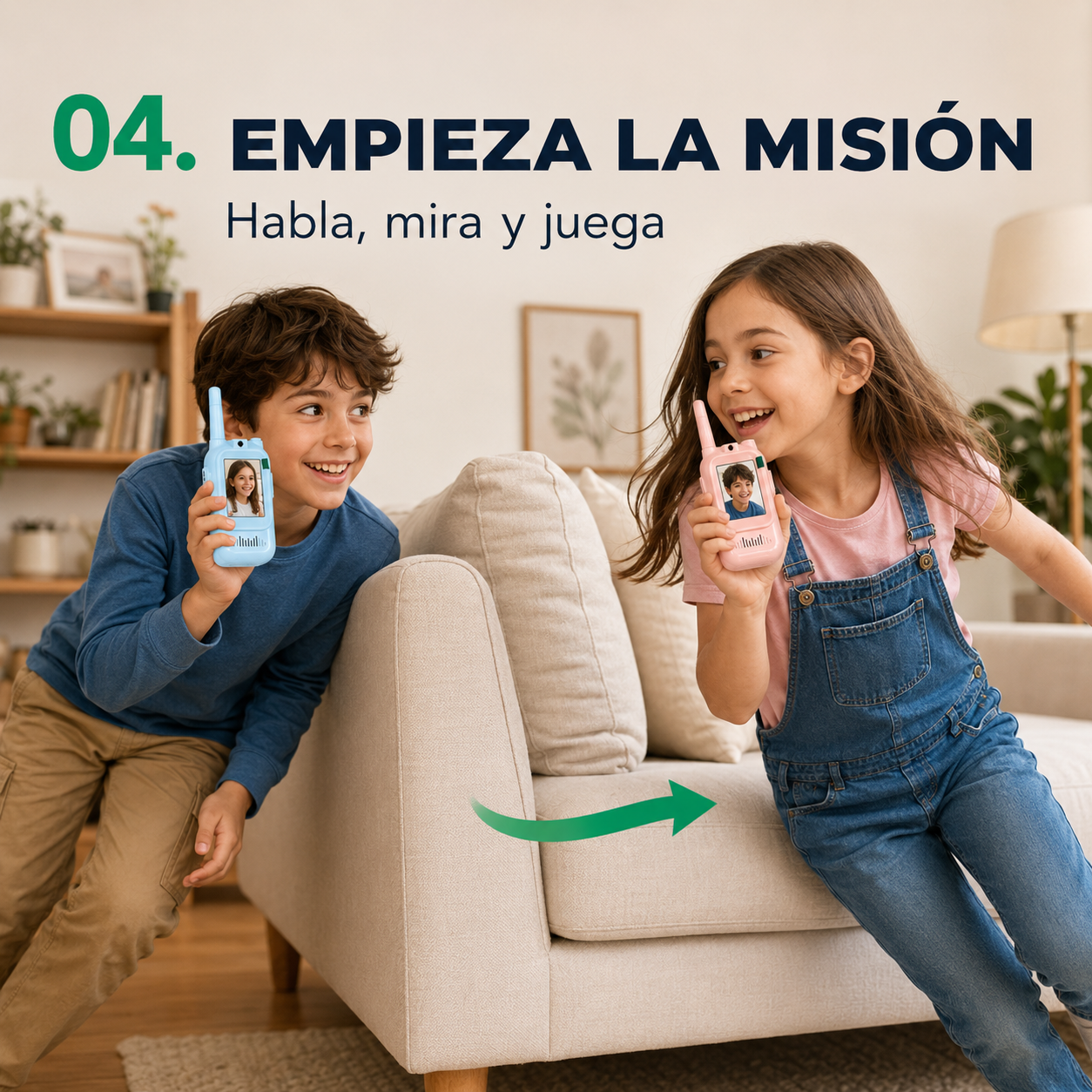 Paso 4: empieza la misión