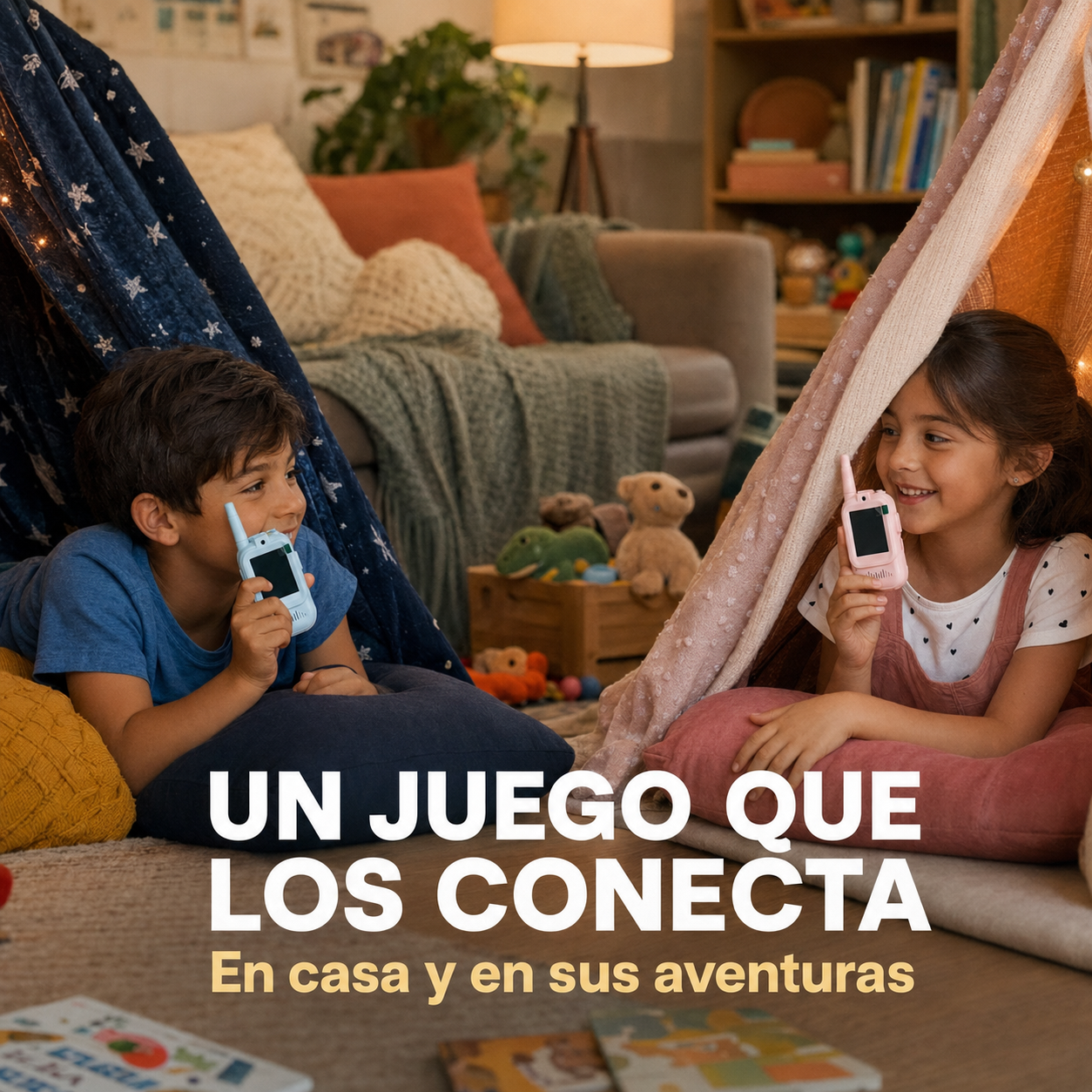 Walkie-Talkies con Cámara Banvera™ — Aventura para Niños